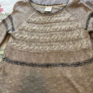 Cute long sweater with ties on the sides